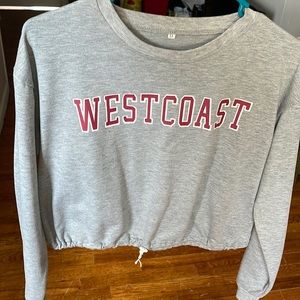 Westcoast cropped crewneck